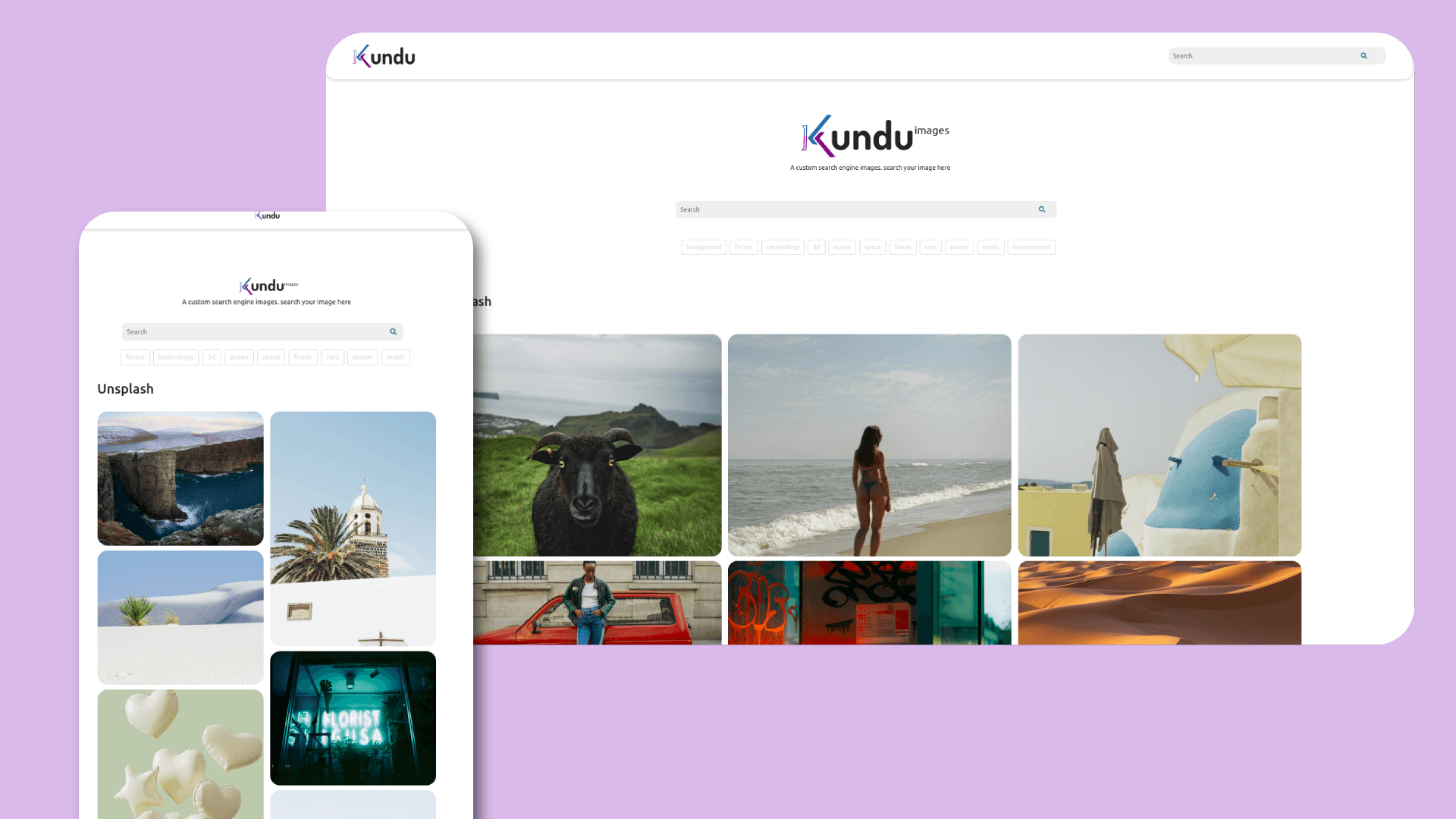 Kundu — Minimalist Search Engine